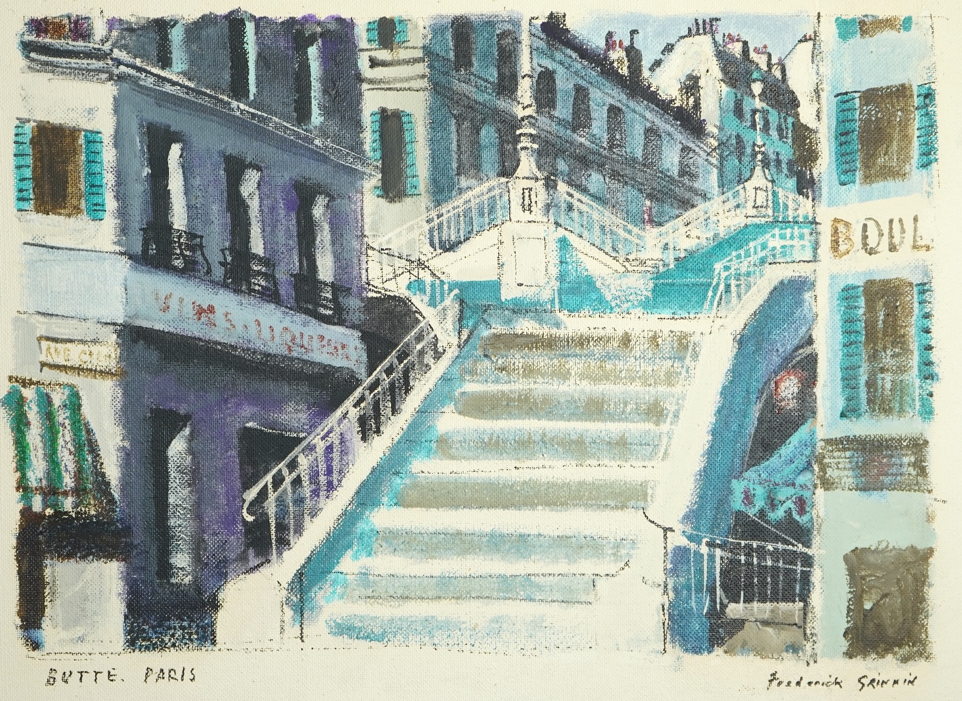 Frederick Griffin, (1906-1976), 'Butte, Paris'